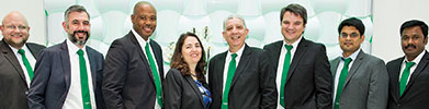 The Schneider Electric presentation team.